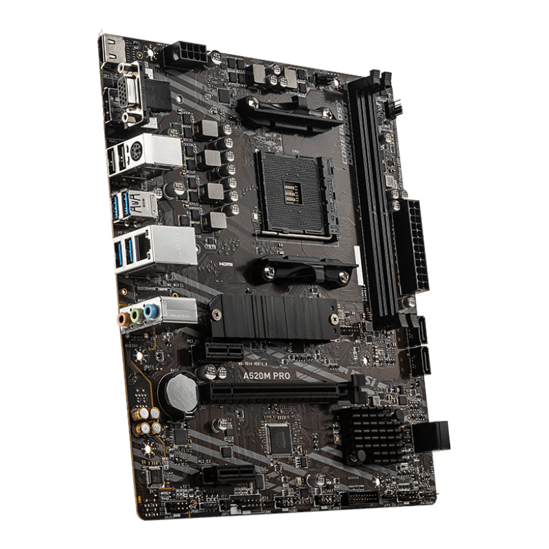 Image 4 for MSI A520M-PRO AMD AM4 MATX Gaming Motherboard