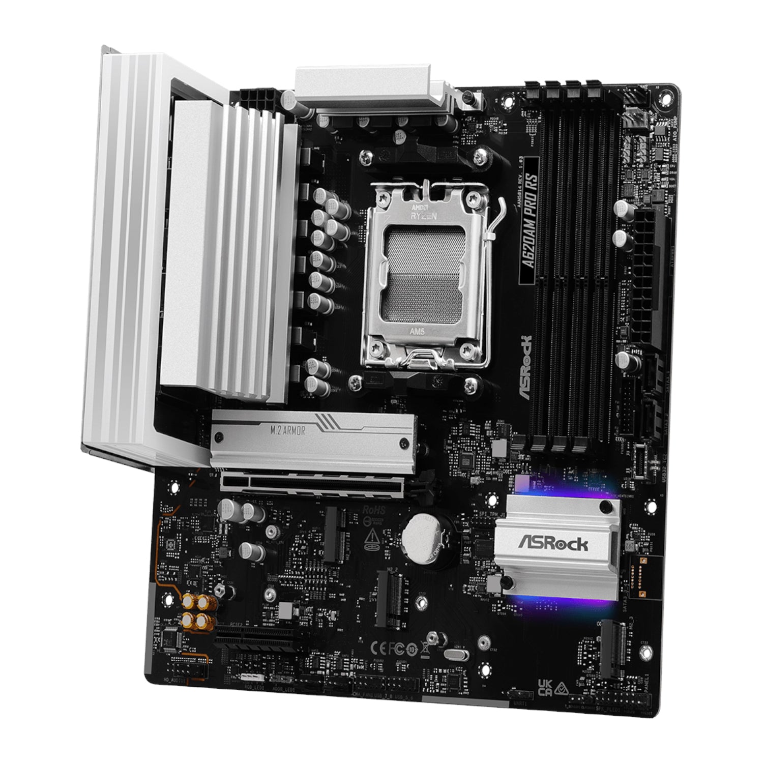 Image 4 for ASRock A620AM Pro RS AM5 M-ATX Motherboard