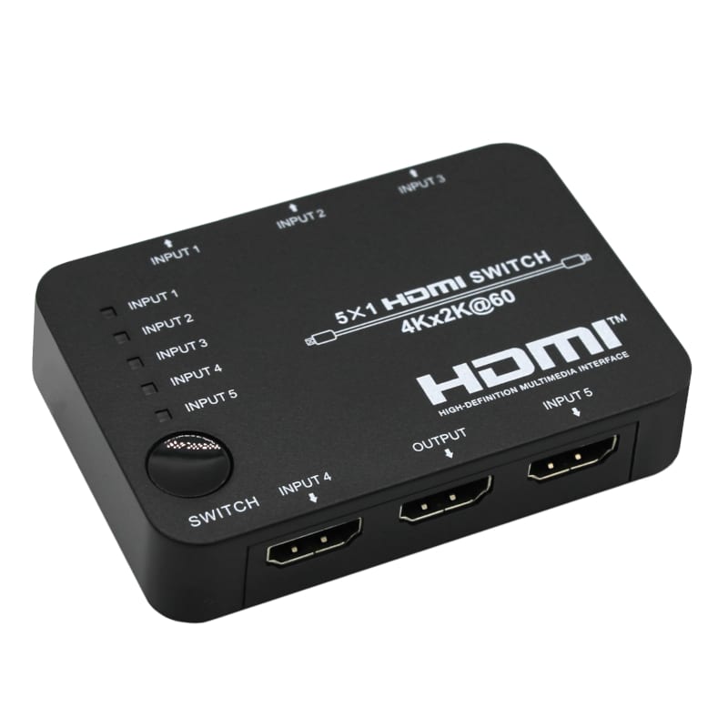 Image 1 for HDCVT SWITCH HDMI 2.0 5-1