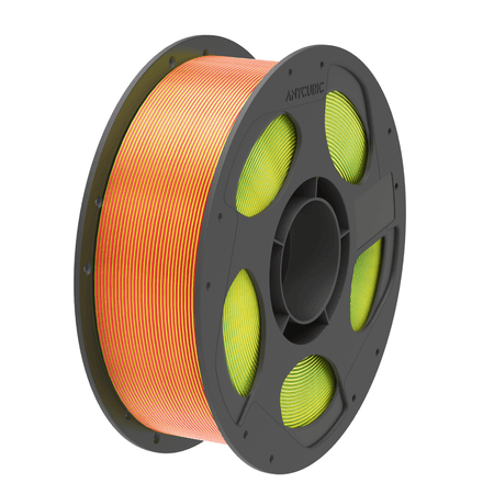 Image 1 for Anycubic PLA Silk Tri-Color Filament – Red Yellow Green
