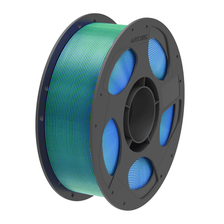 Image 1 for Anycubic PLA Silk Dual Filament 1kg – Blue/Green