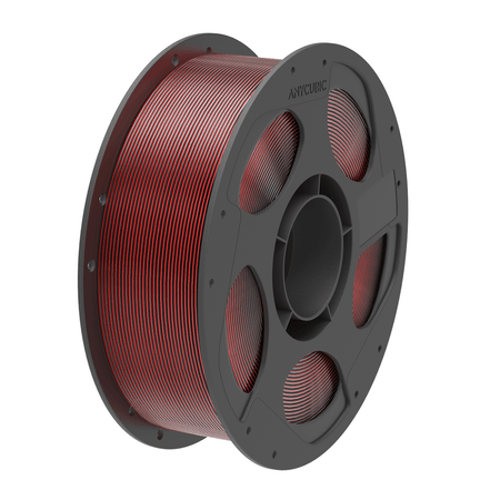 Image 1 for Anycubic PLA Silk Dual Filament 1kg – Black/Red