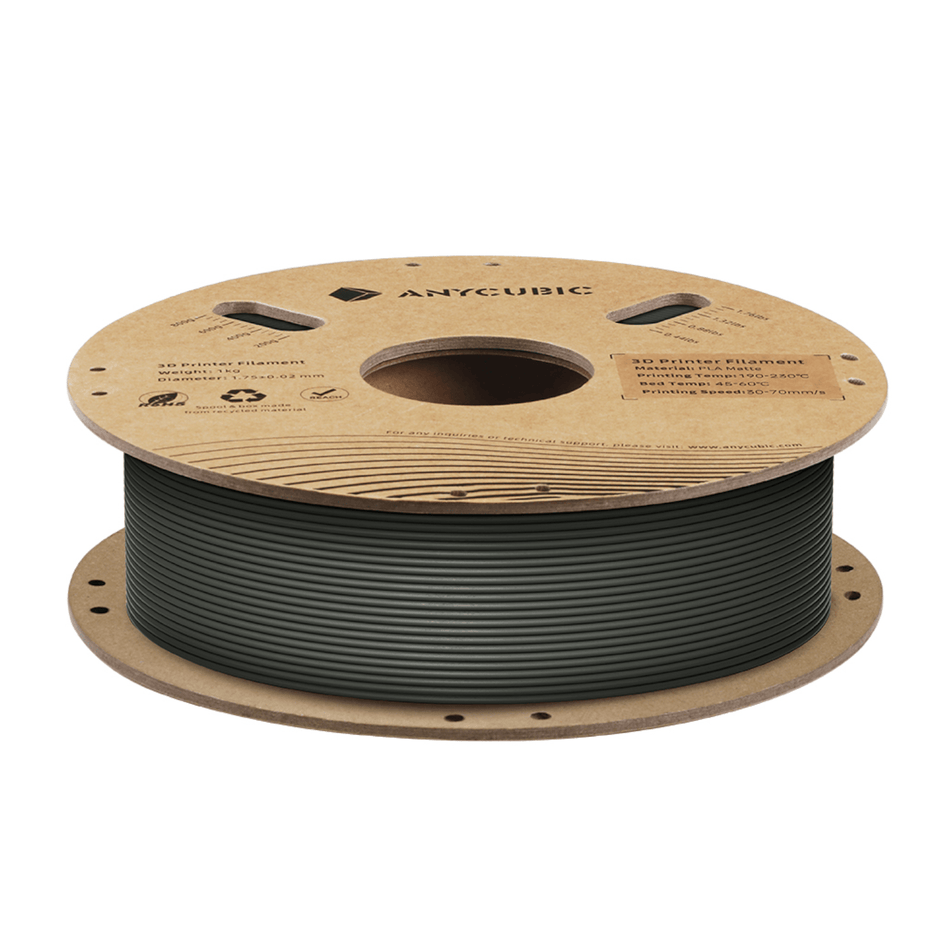 Image 2 for Anycubic PLA Matte Filament 1kg - Black