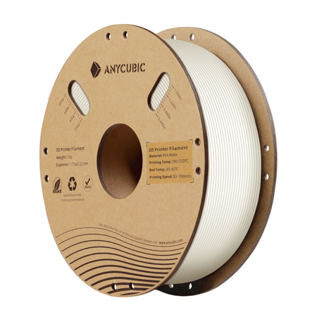 Image 1 for Anycubic PLA Matte Filament 1kg - White