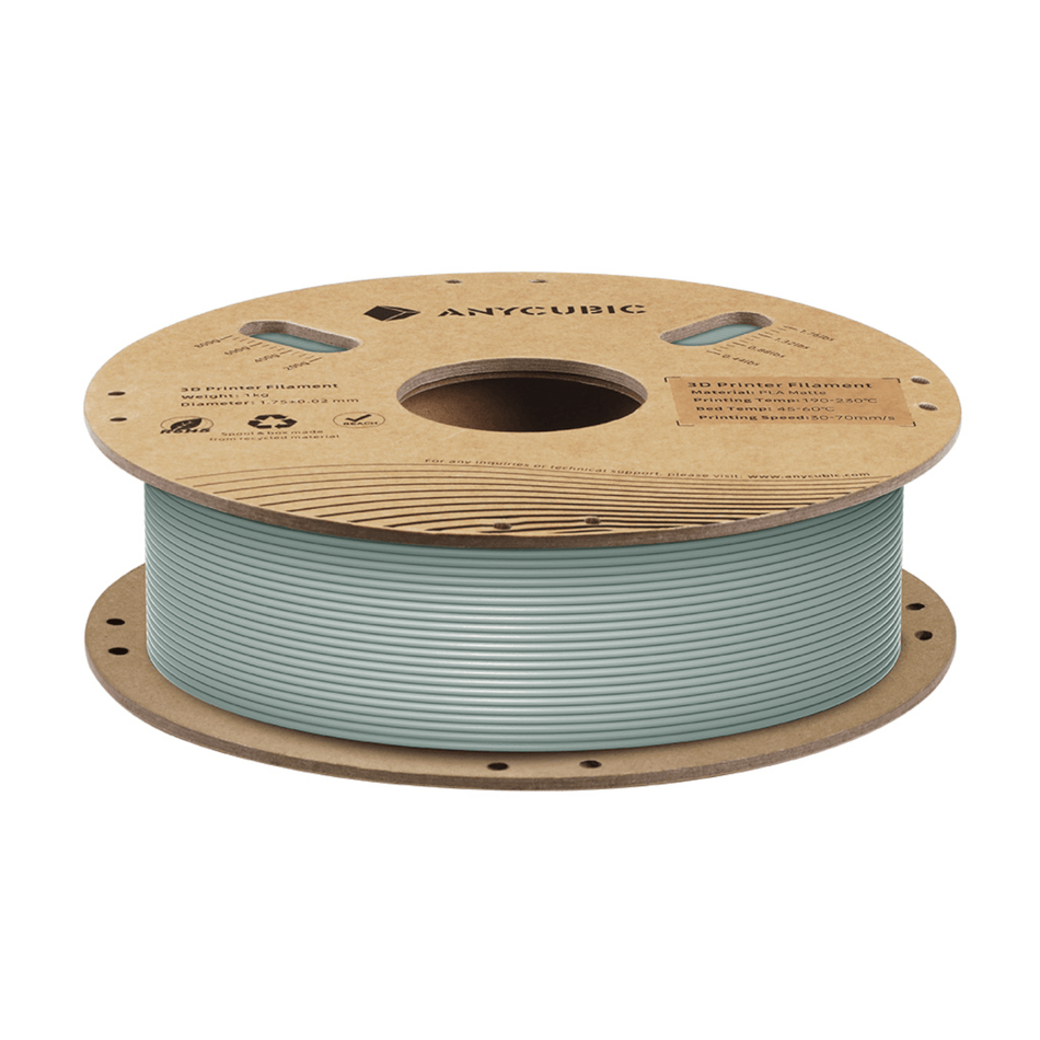 Image 2 for Anycubic PLA Matte Filament 1kg - Nardo Grey
