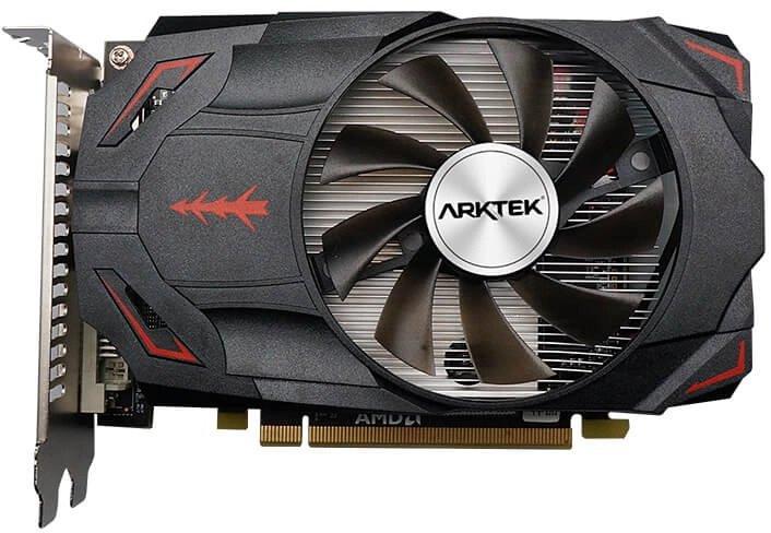 Arktek AMD Radeon RX550, 512 Stream Processors, 4GB GDDR5 Memory, HDMI x 4, 128-bit