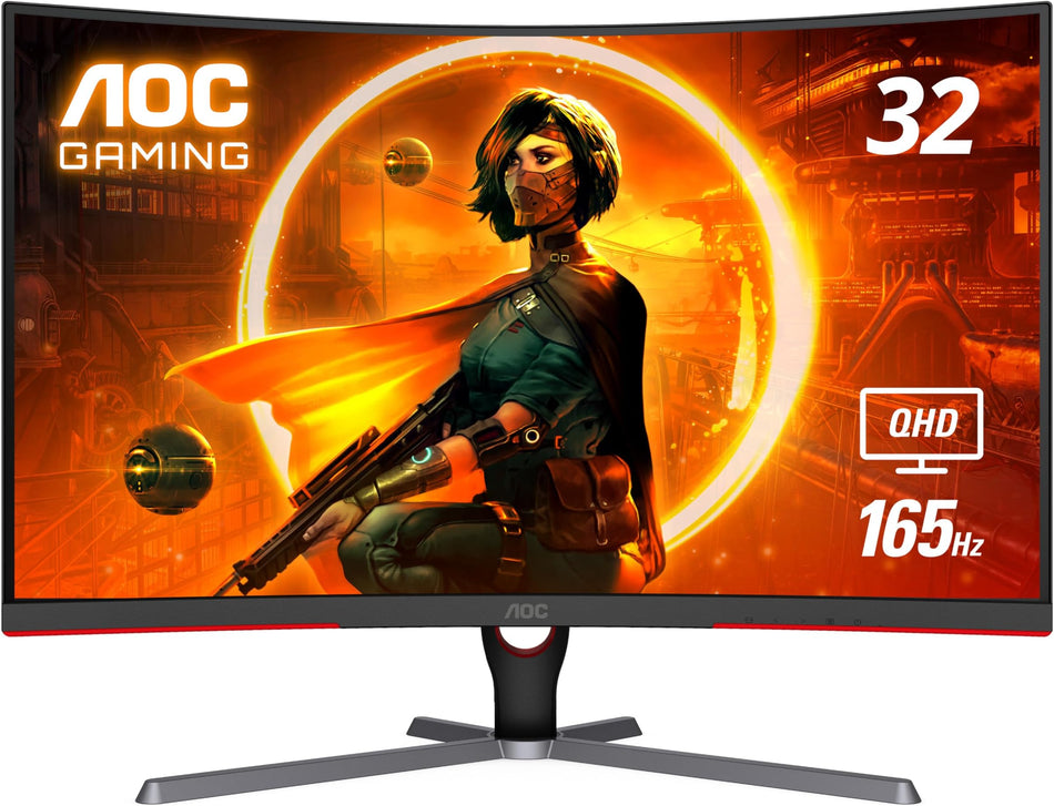 AOC 32" Curved VA QHD Gaming Monitor