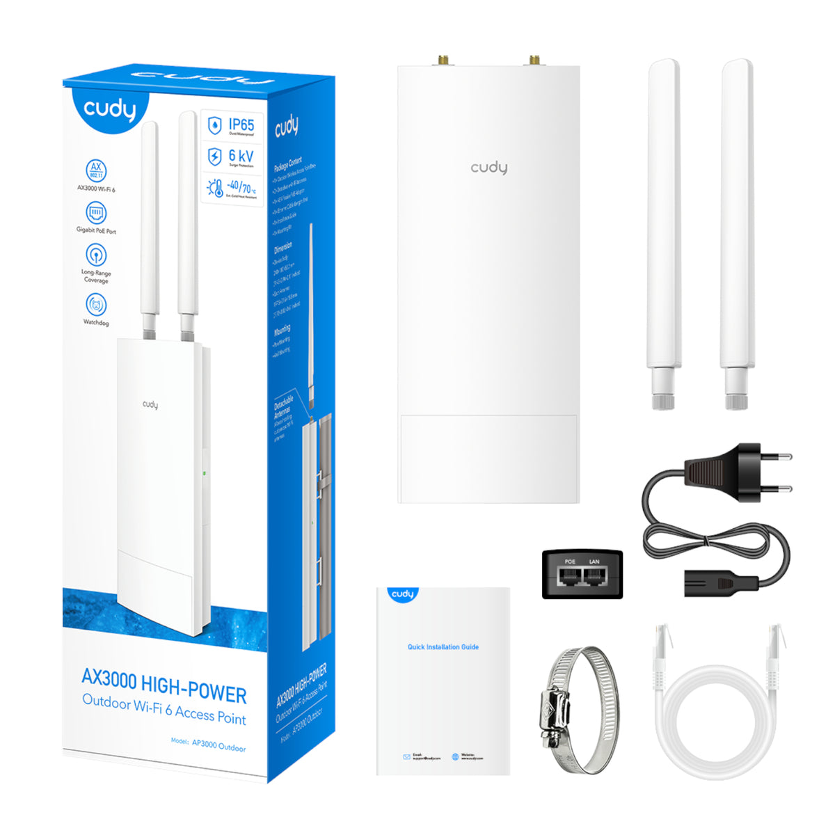 Image 6 for Cudy AX3000 2.5G Dual Band Ceiling Access Point- Outdoor