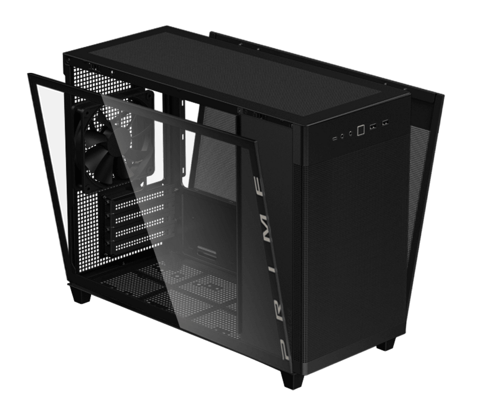 ASUS AP201 Black Tempered Glass Chassis