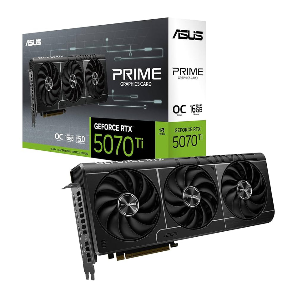 ASUS Prime GeForce RTX 5070 Ti OC 16GB GDDR7 Graphics Card