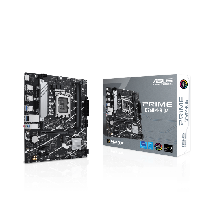 ASUS Prime B760M-R D4 Motherboard