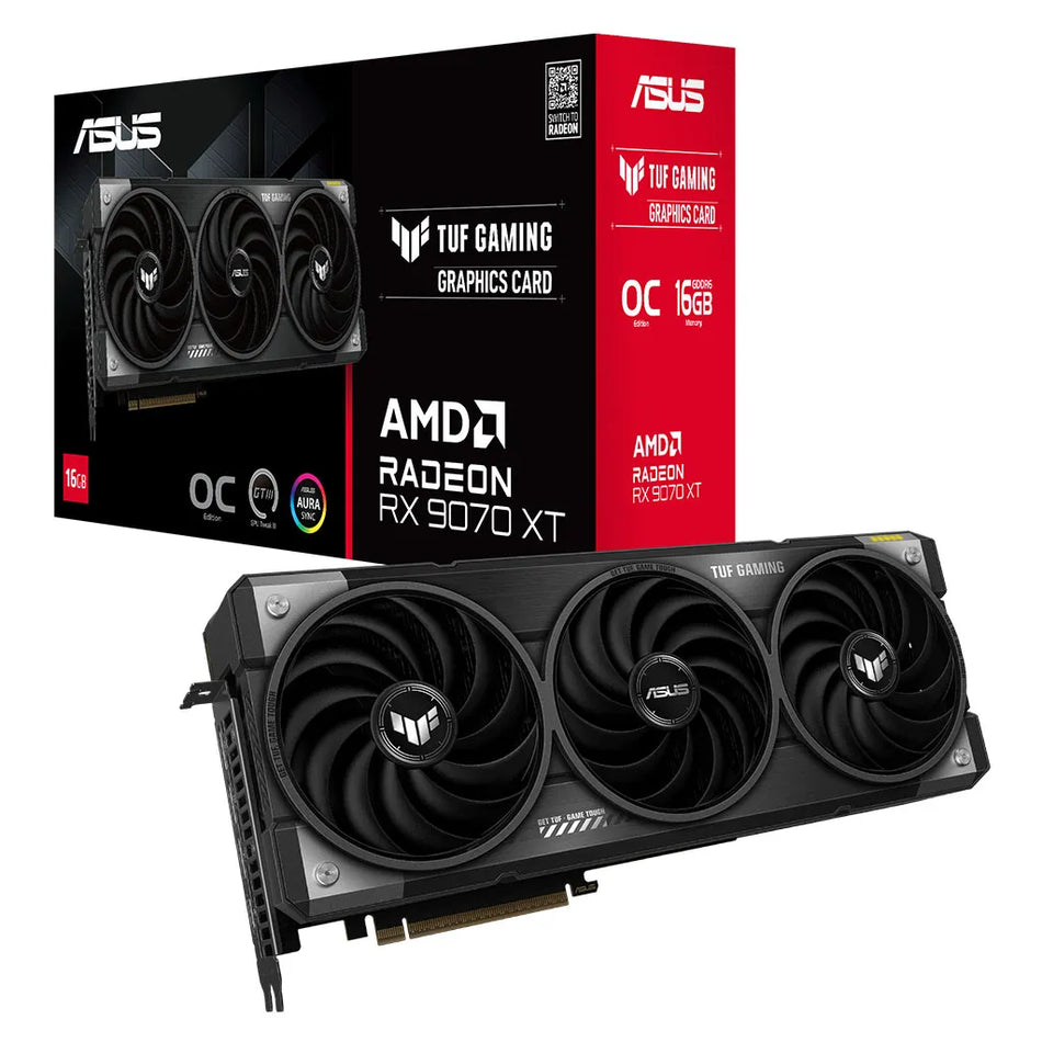 ASUS Prime Radeon RX 9070 XT OC Edition Graphics Card