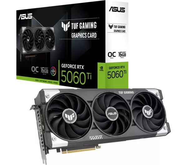 ASUS TUF Gaming GeForce RTX 5060 Ti 16GB GDDR7 OC Edition Graphics Card
