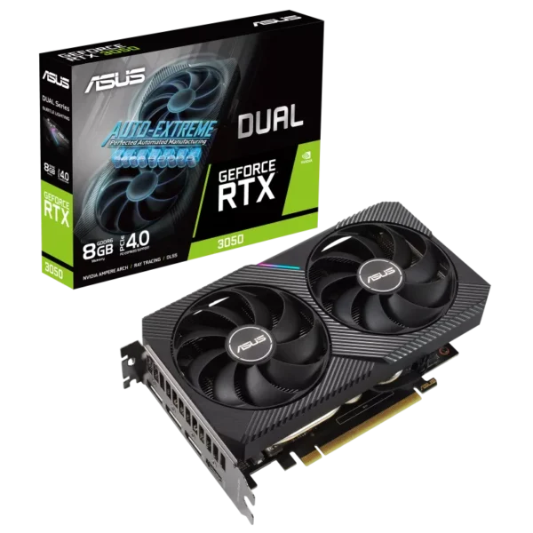 ASUS Dual GeForce RTX 3050 8GB GDDR6 Graphics Card