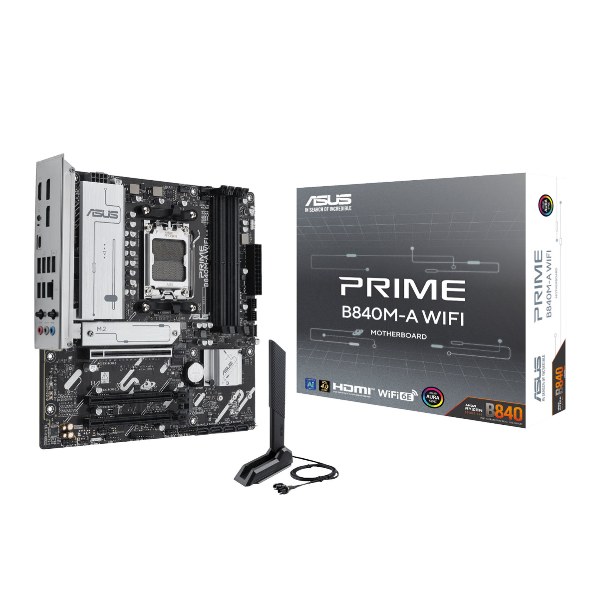 Image 1 for Asus PRIME B840M-A WIFI M-ATX Gaming Motherboard