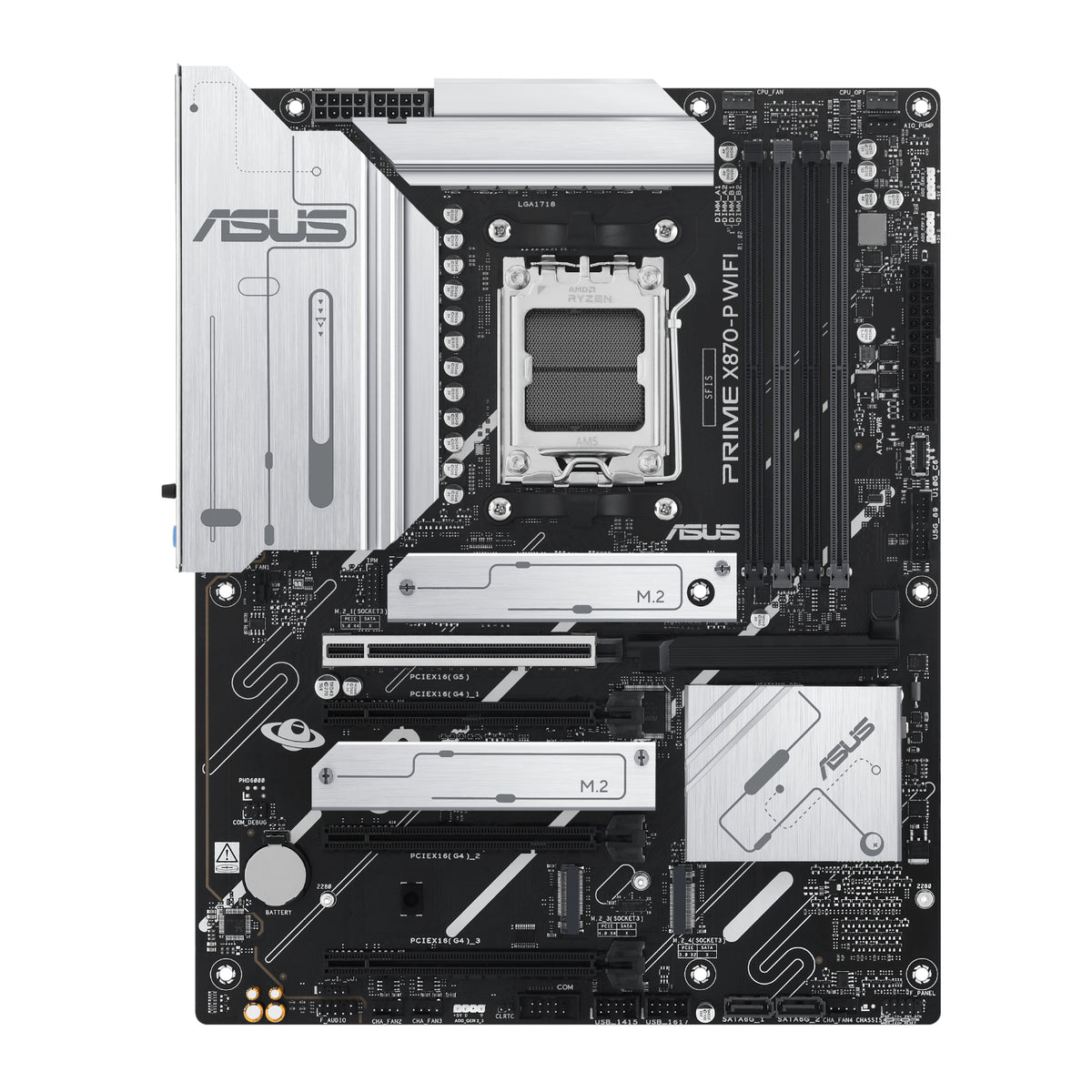 Image 2 for Asus PRIME X870-P WIFI ATX Gaming Motherboard