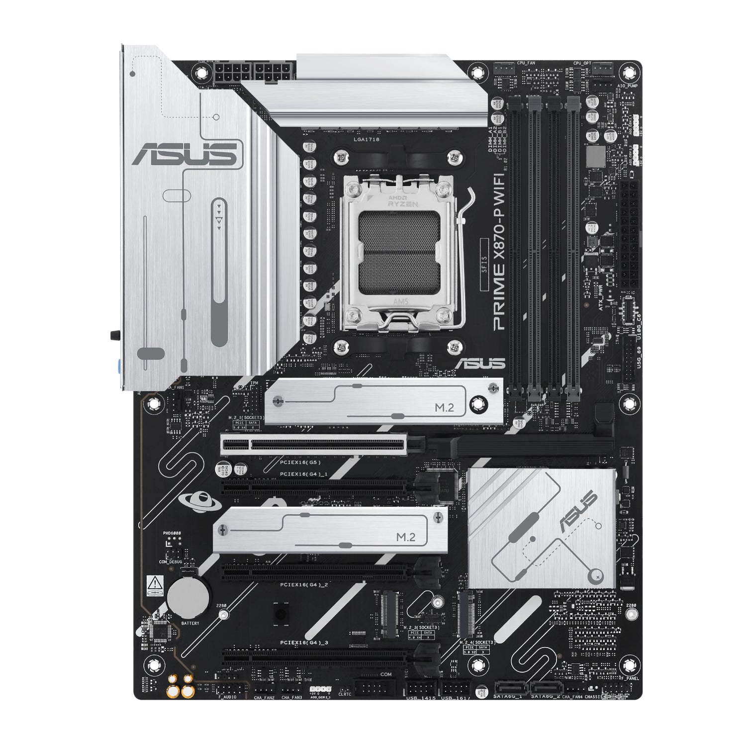 Image 2 for Asus PRIME X870-P WIFI ATX Gaming Motherboard