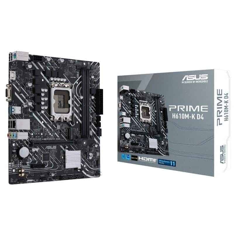 ASUS Prime H610M-K ARGB Motherboard
