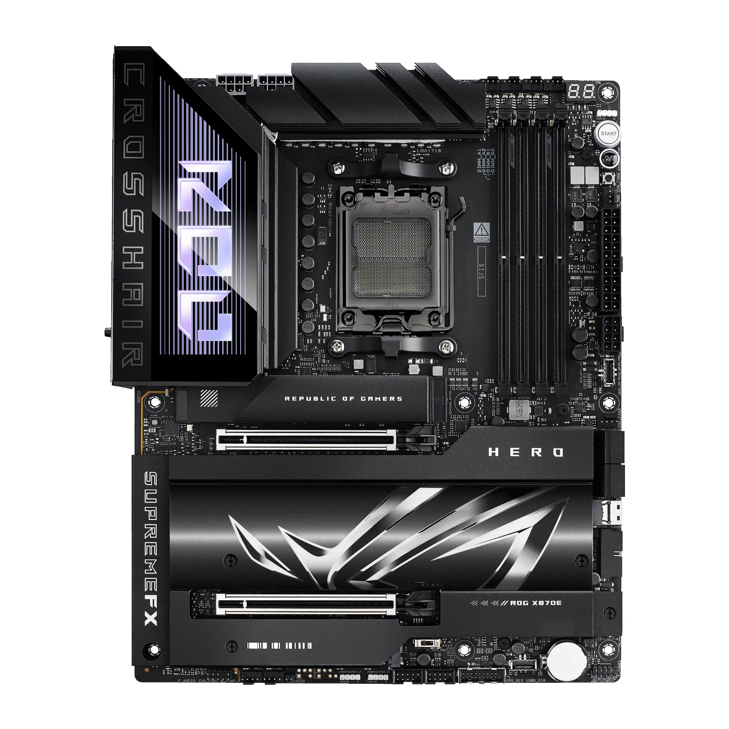 Image 2 for Asus ROG Crosshair X870E HERO ATX Gaming Motherboard