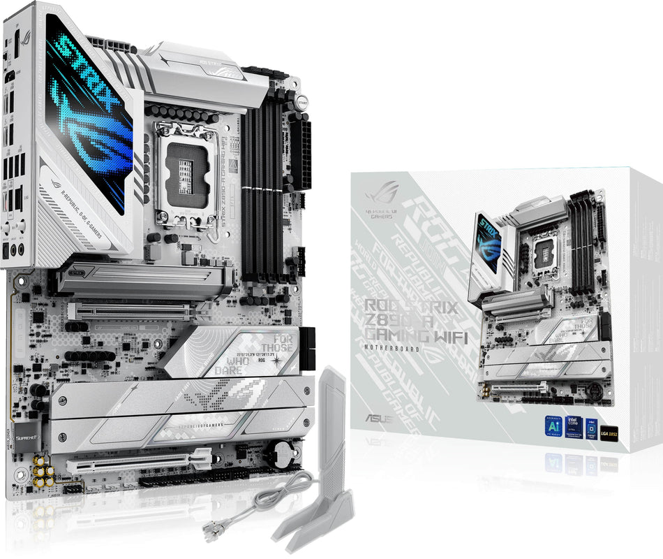 ASUS ROG Strix Z890-A Gaming WiFi Motherboard - LGA 1851, DDR5, ATX