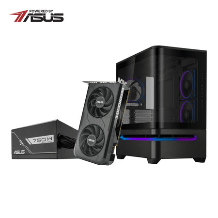 Image 1 for Asus UWM 1 Gaming Chassis/Graphics Card/Power Supply Combo (AP202 ARGB | RTX 5050 | PRIME 750W)