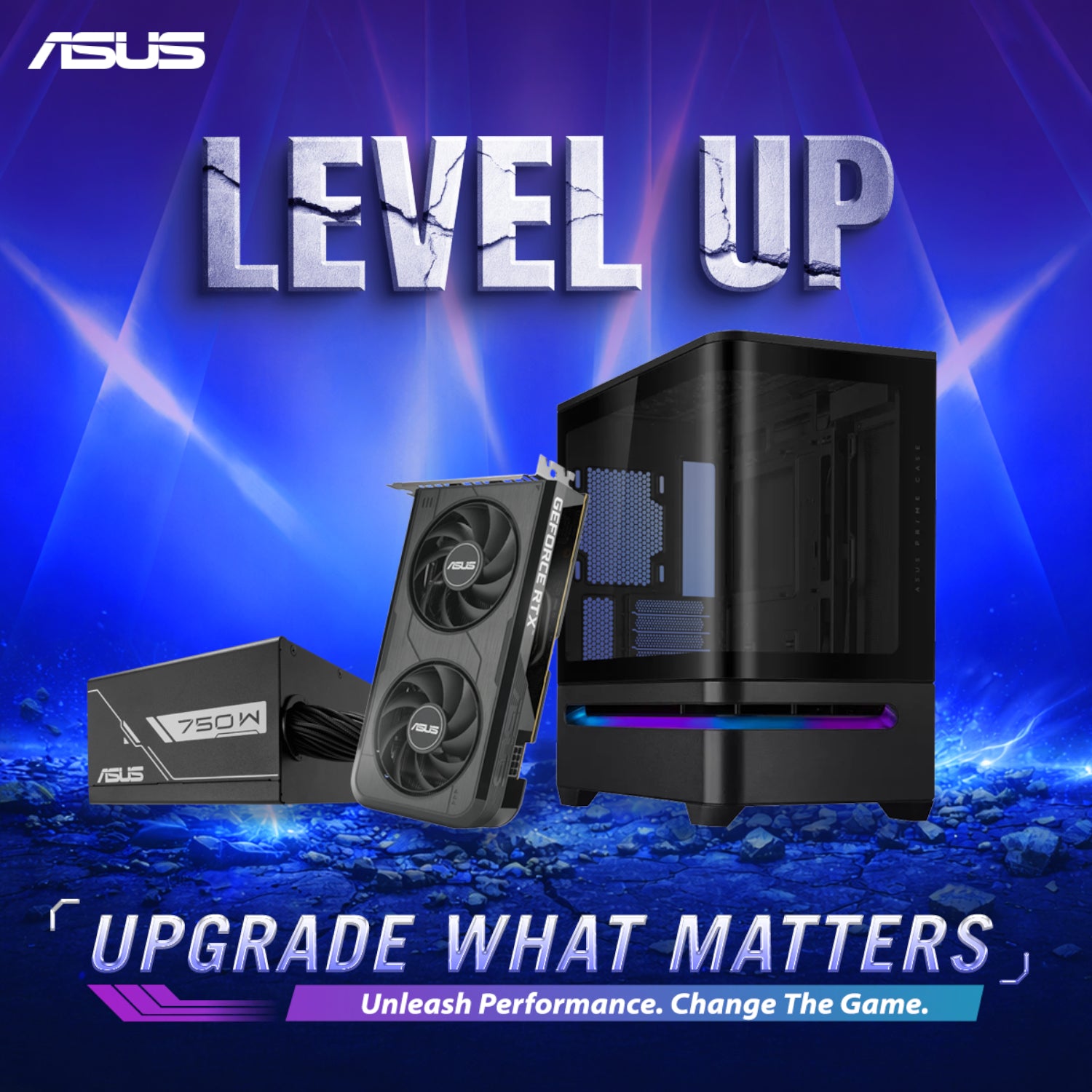 Image 7 for Asus UWM 1 Gaming Chassis/Graphics Card/Power Supply Combo (AP202 ARGB | RTX 5050 | PRIME 750W)