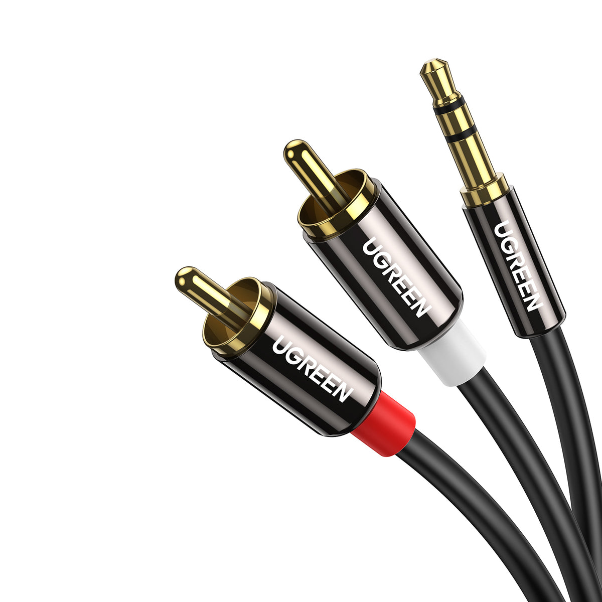 Image 3 for UGREEN AV116 RCA to AUX 3.5mm Audio Cable 1M - Black