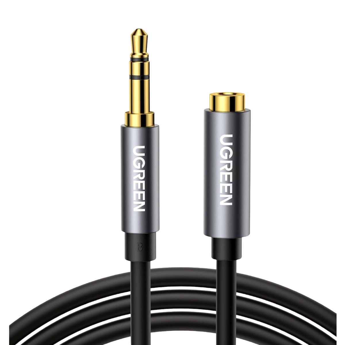 Image 1 for UGREEN AV118 3.5mm AUX Extension Cable 1m – Male to Female –(Black)