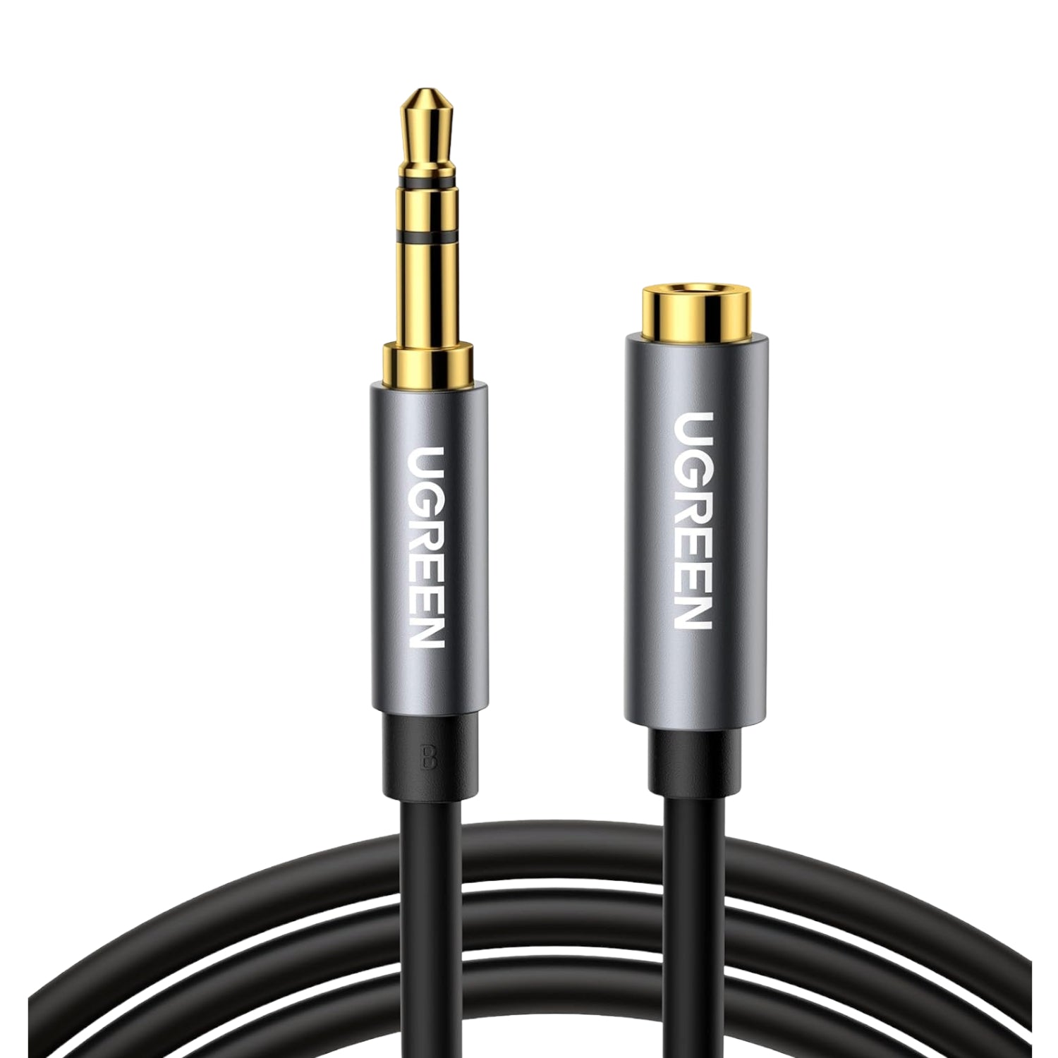 Image 1 for UGREEN AV118 3.5mm AUX Extension Cable 1m – Male to Female –(Black)