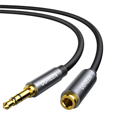 Image 2 for UGREEN AV118 3.5mm AUX Extension Cable 3m – Male to Female –(Black)