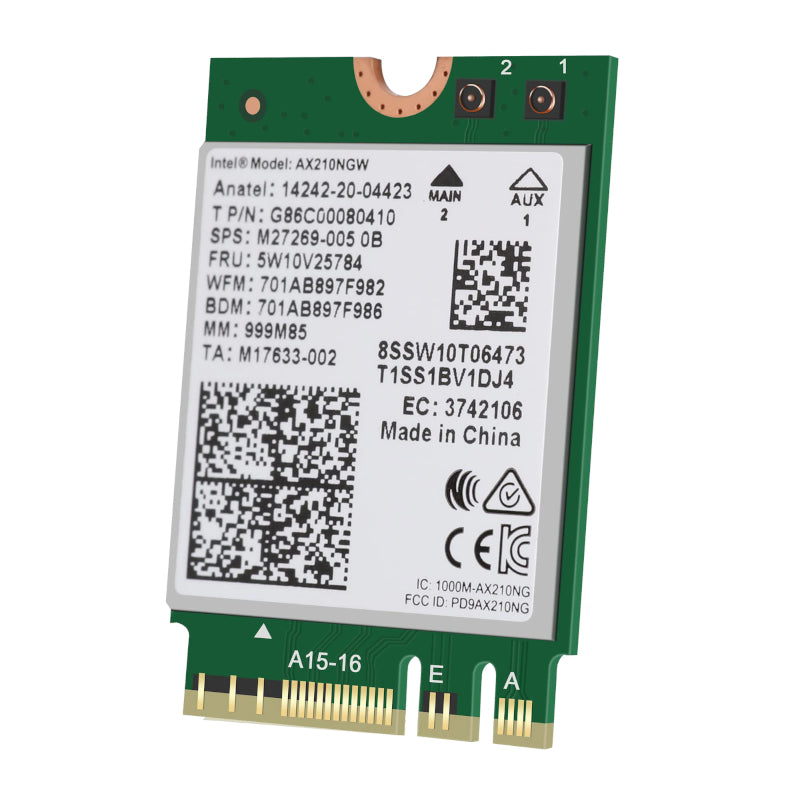 Image 1 for Intel AX210 M.2 Wifi Card Module