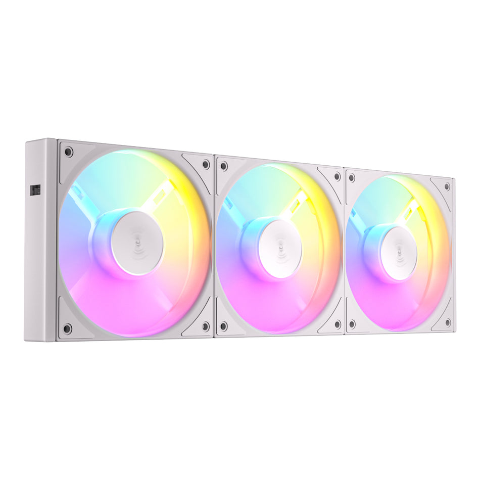 Image 2 for Antec Connect 120 Reverse ARGB PWM Fan 3 Pack – White