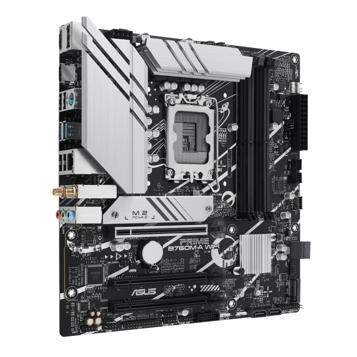 Image 3 for Asus PRIME B760M-A WIFI Intel LGA1700 M-ATX Motherboard