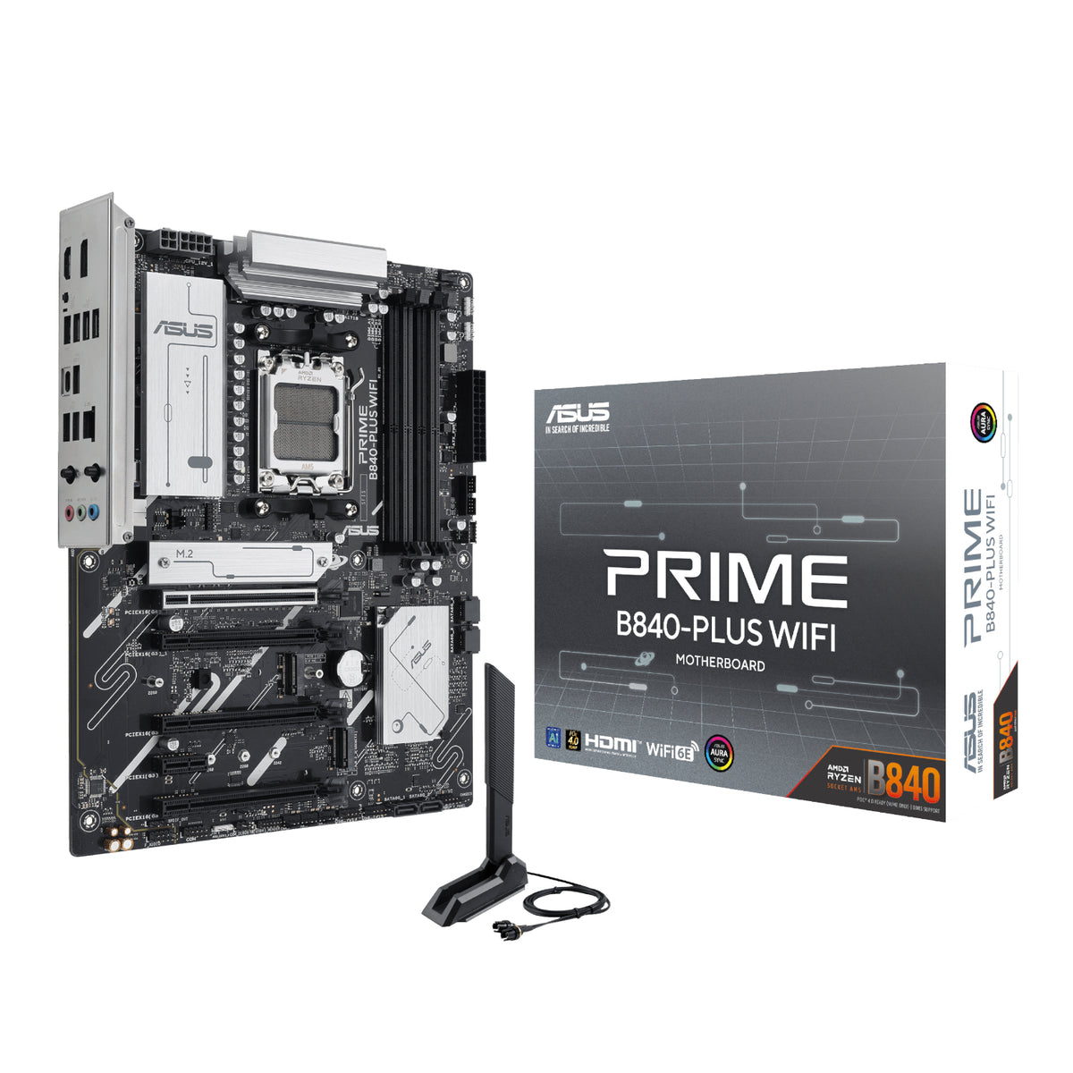 Image 1 for Asus PRIME B840-PLUS WIFI AMD AM5 ATX Gaming Motherboard