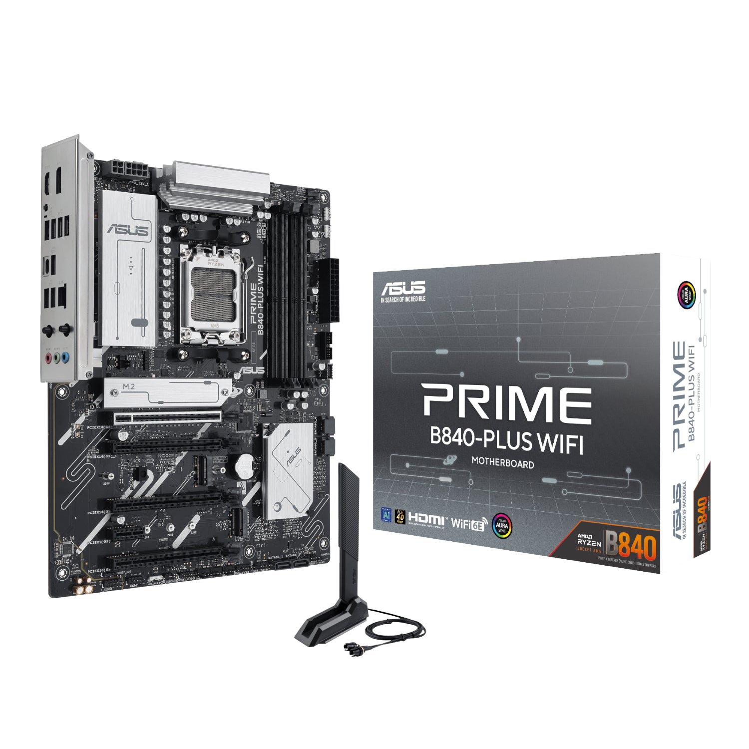 Image 1 for Asus PRIME B840-PLUS WIFI AMD AM5 ATX Gaming Motherboard