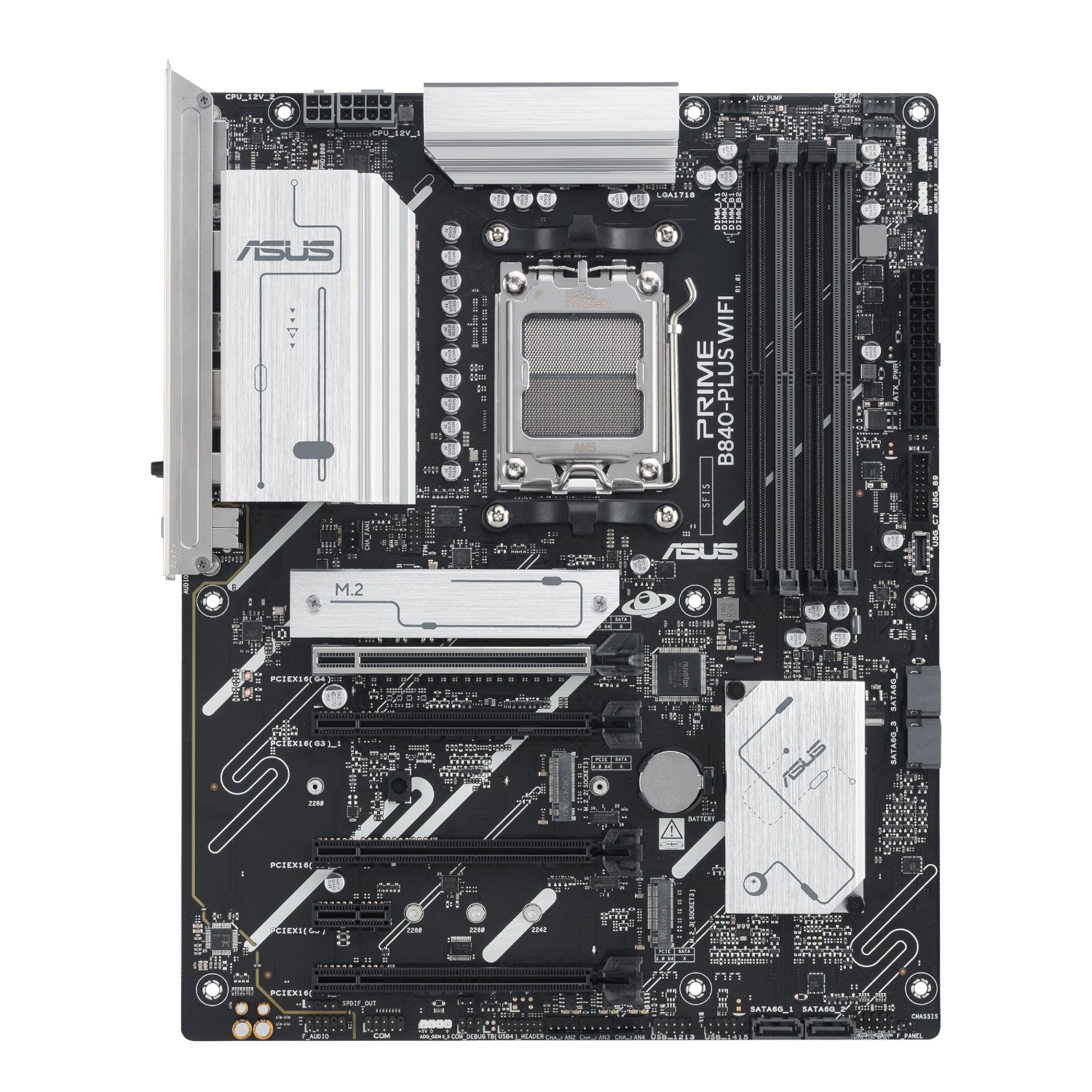 Image 2 for Asus PRIME B840-PLUS WIFI AMD AM5 ATX Gaming Motherboard