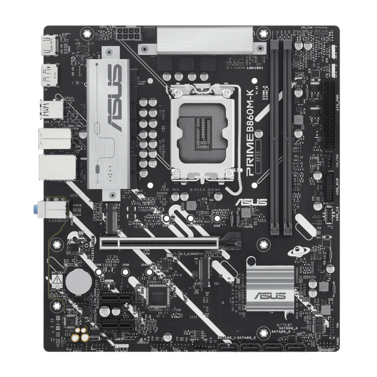 Image 2 for Asus PRIME B860M-K Intel LGA1851 M-ATX Motherboard