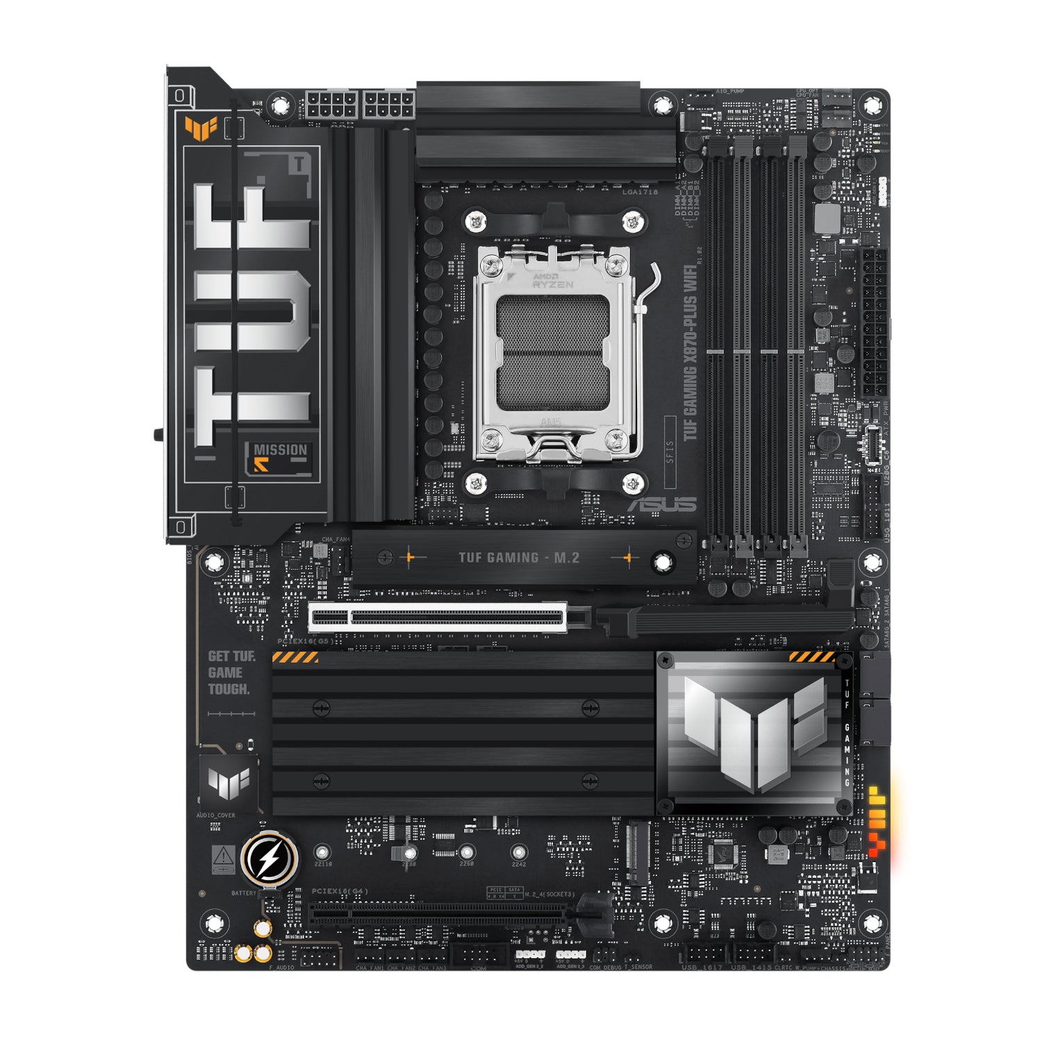 Image 2 for Asus TUF Gaming X870-PLUS WIFI AMD AM5 ATX Gaming Motherboard