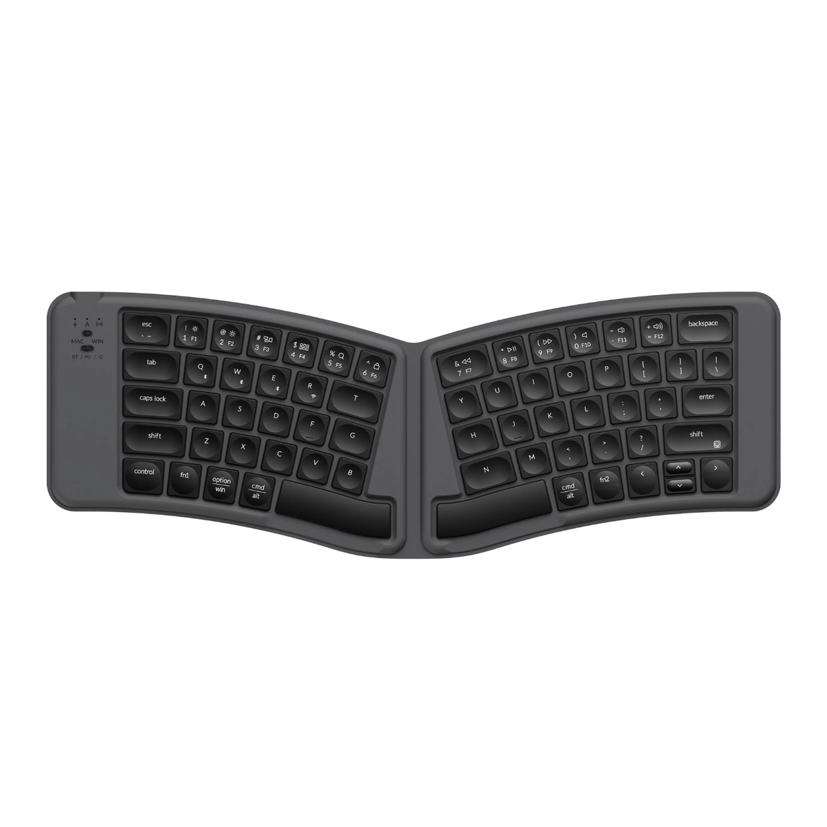 Image 1 for Keychron B11 Pro Ultra-Slim Wireless Foldable Keyboard Alice Layout - Space Gray