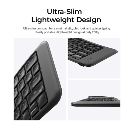Image 5 for Keychron B11 Pro Ultra-Slim Wireless Foldable Keyboard Alice Layout - Space Gray