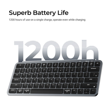 Image 5 for Keychron B1 Pro Ultra-Slim 75% Wireless Keyboard - Space Grey