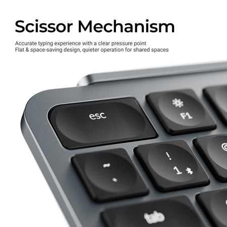 Image 7 for Keychron B1 Pro Ultra-Slim 75% Wireless Keyboard - Space Grey