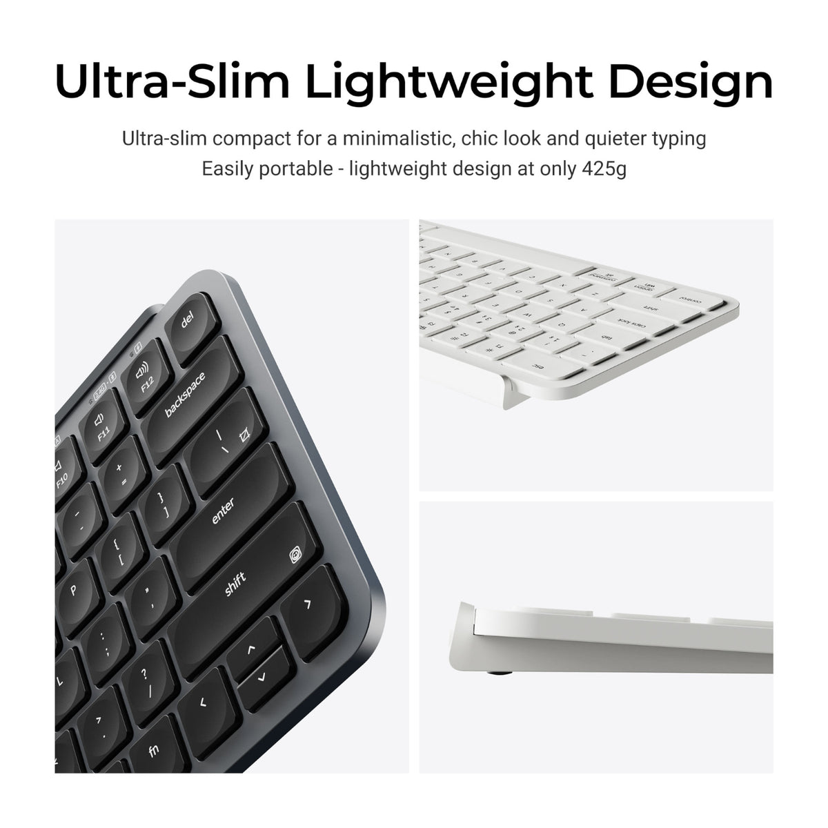 Image 8 for Keychron B1 Pro Ultra-Slim 75% Wireless Keyboard - Space Grey