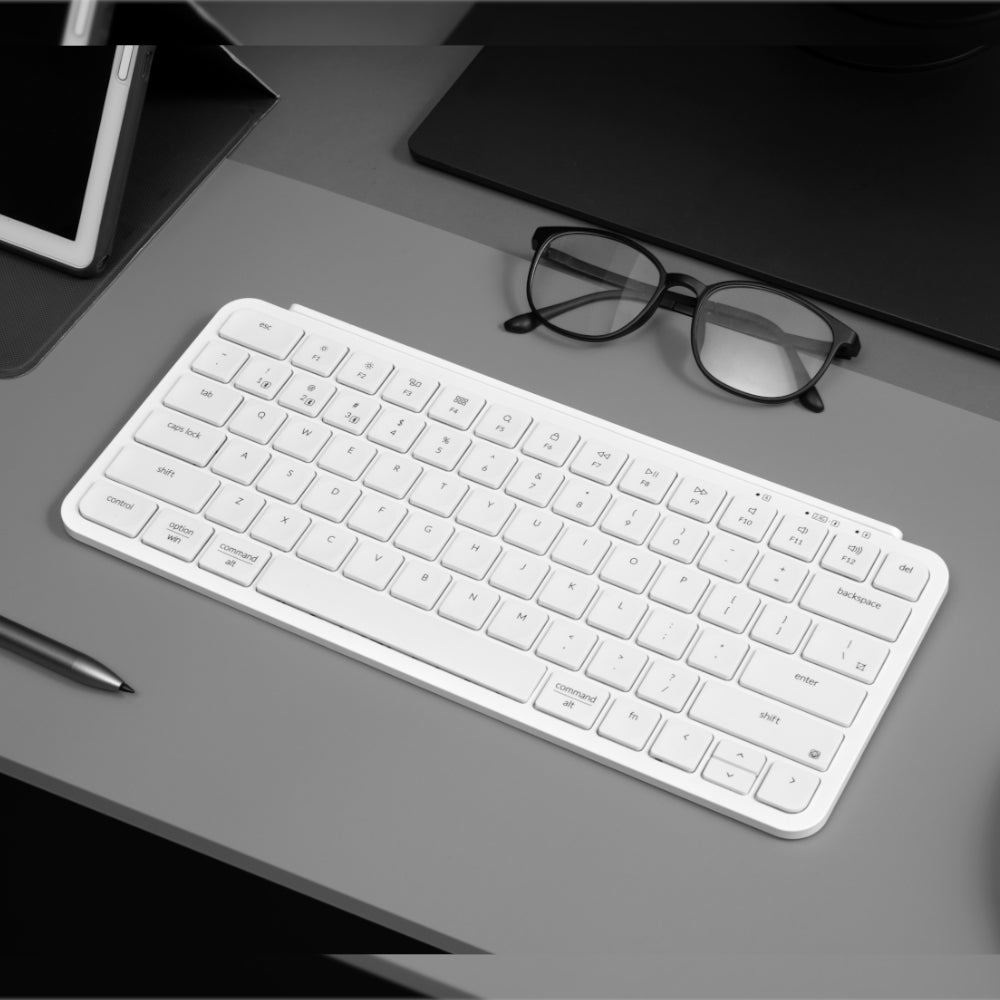 Image 4 for Keychron B1 Pro Ultra-Slim 75% Wireless Keyboard - Ivory White