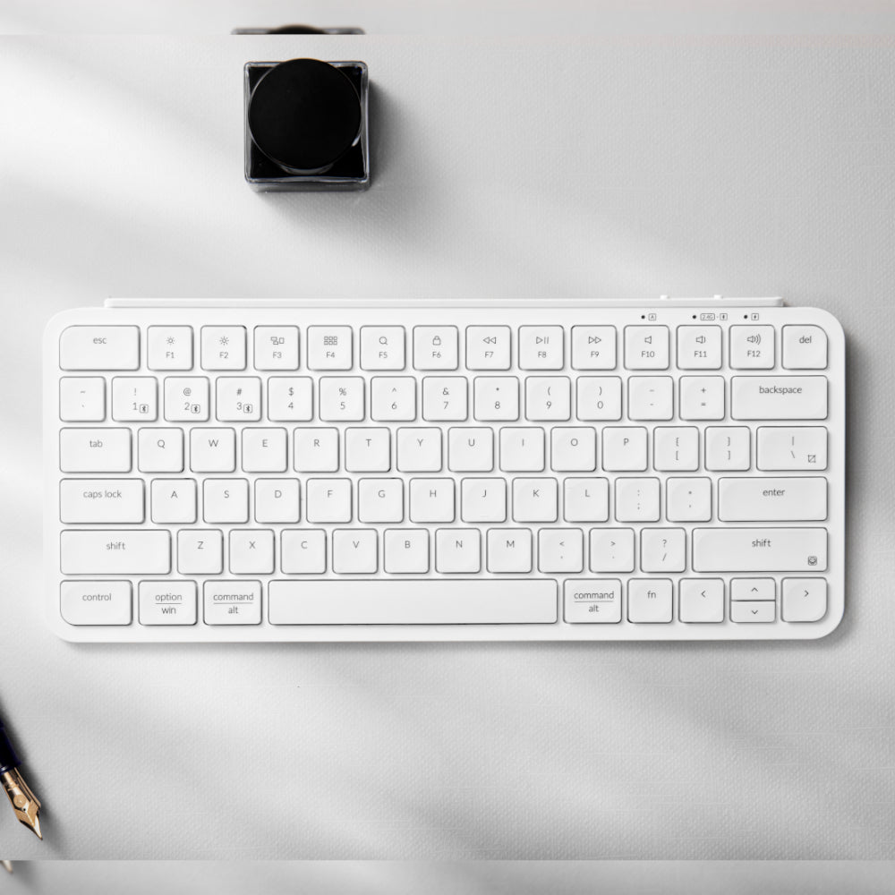 Image 6 for Keychron B1 Pro Ultra-Slim 75% Wireless Keyboard - Ivory White