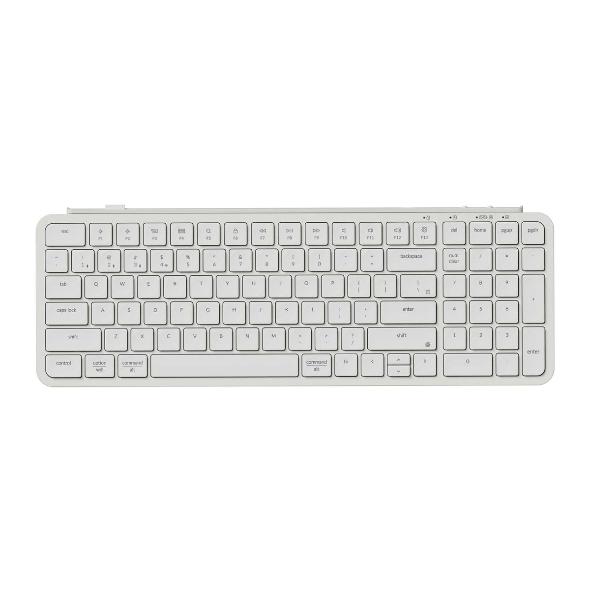 Image 1 for Keychron B2 Pro Ultra-Slim 96% Wireless Keyboard - Ivory White