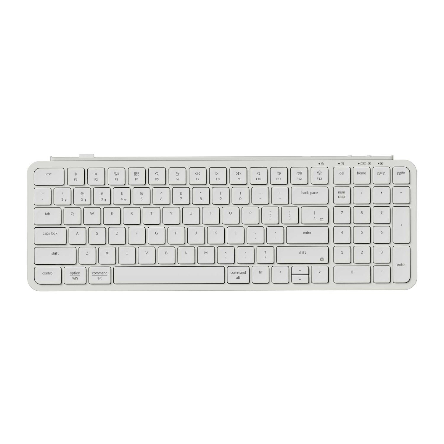 Image 1 for Keychron B2 Pro Ultra-Slim 96% Wireless Keyboard - Ivory White