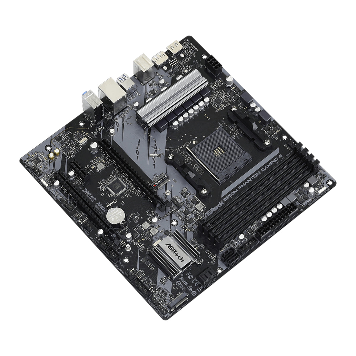Image 3 for ASRock B550 Phantom Gaming 4 AM4 M-ATX Motherboard