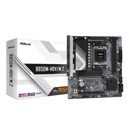 Image 1 for ASRock B650M-HDV/M.2 AM5 Micro-ATX Motherboard