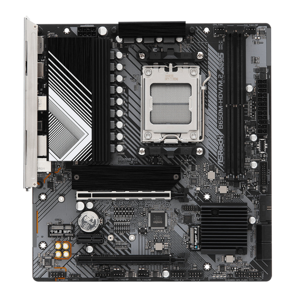 Image 2 for ASRock B650M-HDV/M.2 AM5 Micro-ATX Motherboard